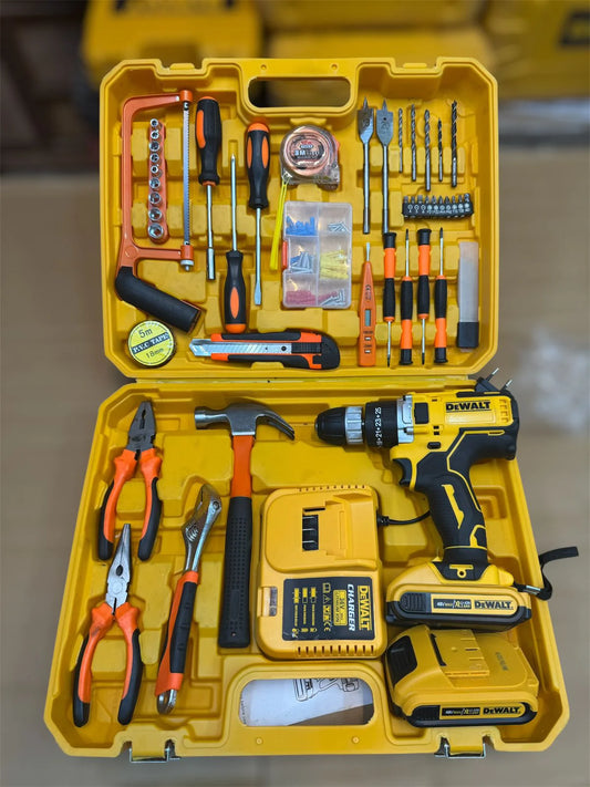 Dewalt 117 pcs 48v drill machine set
